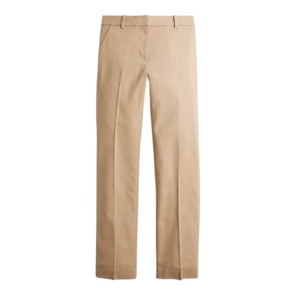 J. Crew Kallie Stretch Linen Straight Pant Sz 12